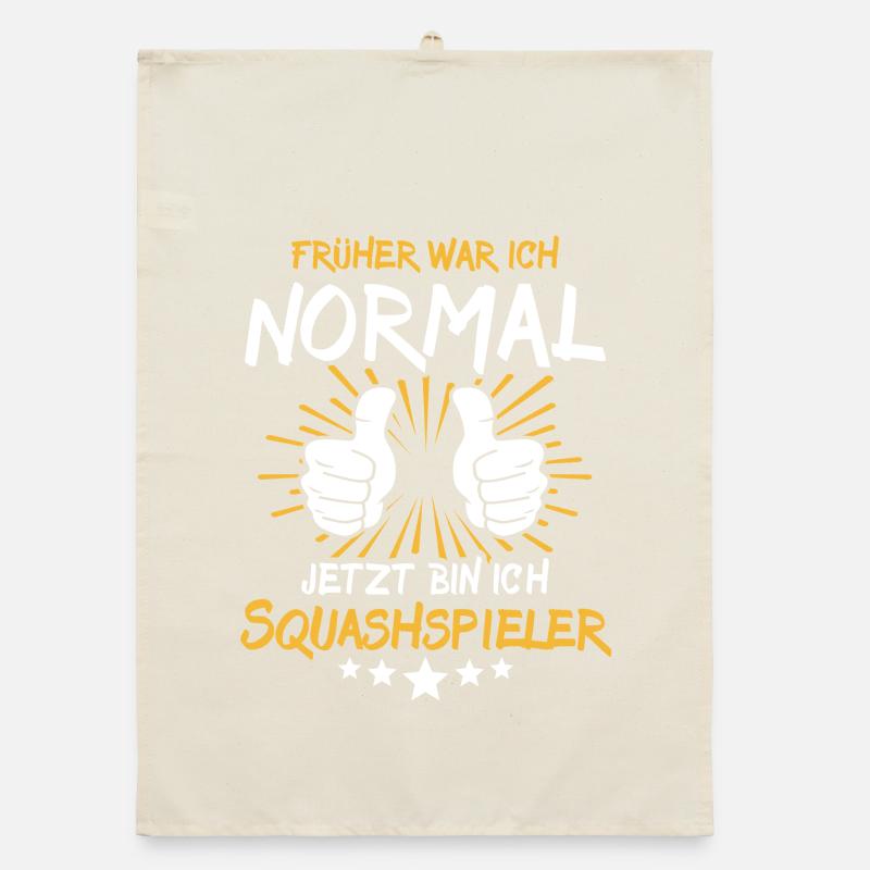 Déclaration du joueur de squash Torchon bio