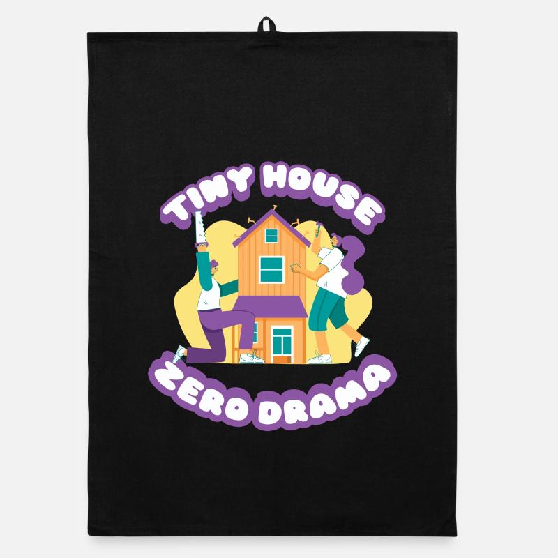 Tiny House Zero Drama Organic dish towel