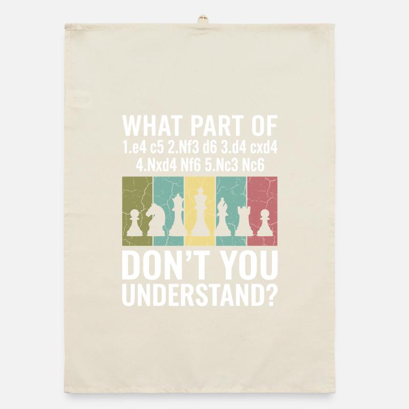 Ouverture d’échecs Humour de notation sicilienne Torchon bio