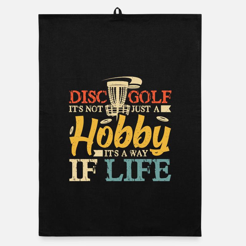 Cadeaux de disc golf Disc Golf Torchon bio