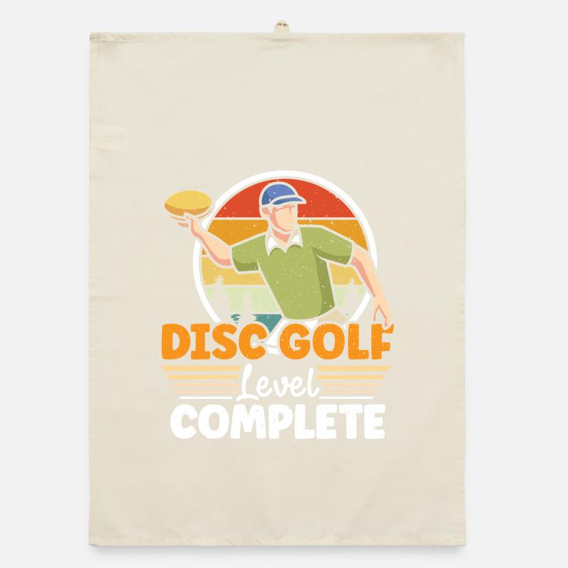 Disc Golf Geschenke Discgolf Organic Geschirrtuch