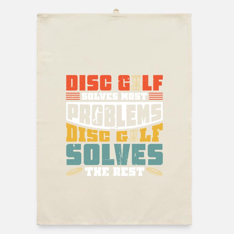 Disc Golf Geschenke Discgolf Organic Geschirrtuch