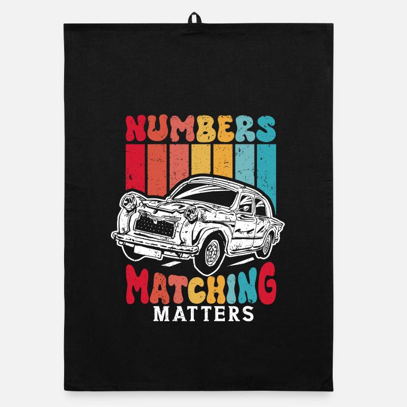 Auto Restoration Numbers Matching Matters Organic dish towel