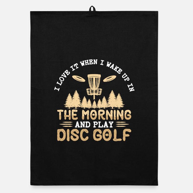 Cadeaux de disc golf Disc Golf Torchon bio