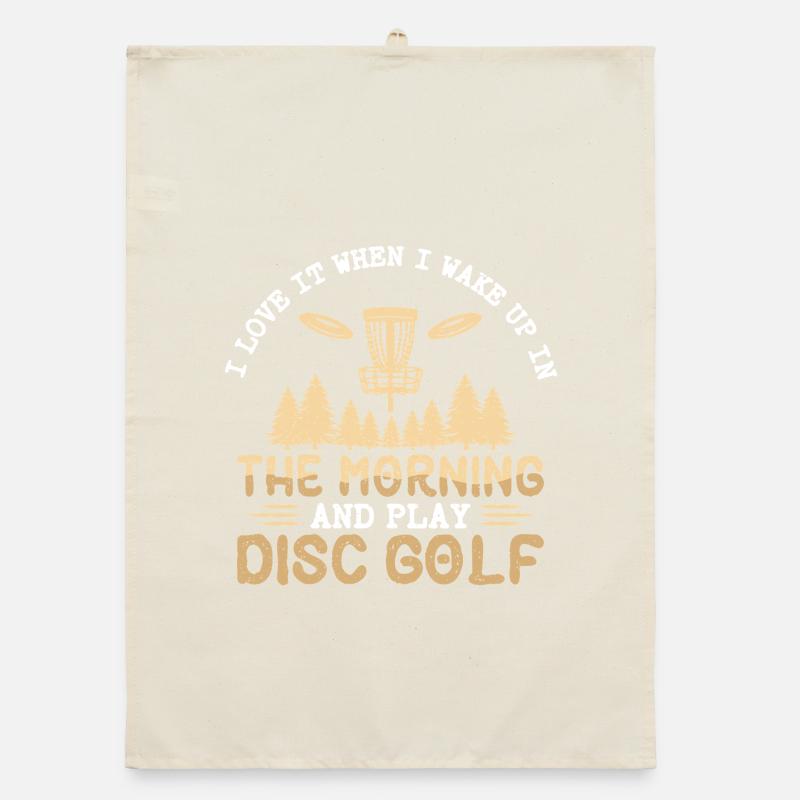 Disc Golf Geschenke Discgolf Organic Geschirrtuch