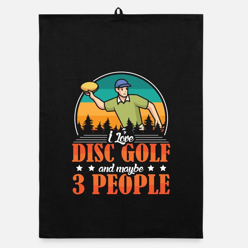 Disc Golf Gifts Disc Golf Organic dish towel
