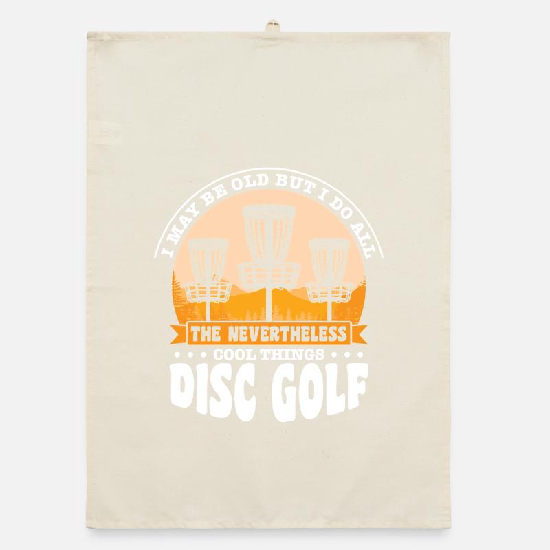 Disc Golf Geschenke Discgolf Organic Geschirrtuch