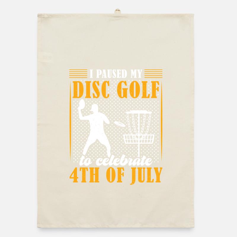 Disc Golf Geschenke Discgolf Organic Geschirrtuch