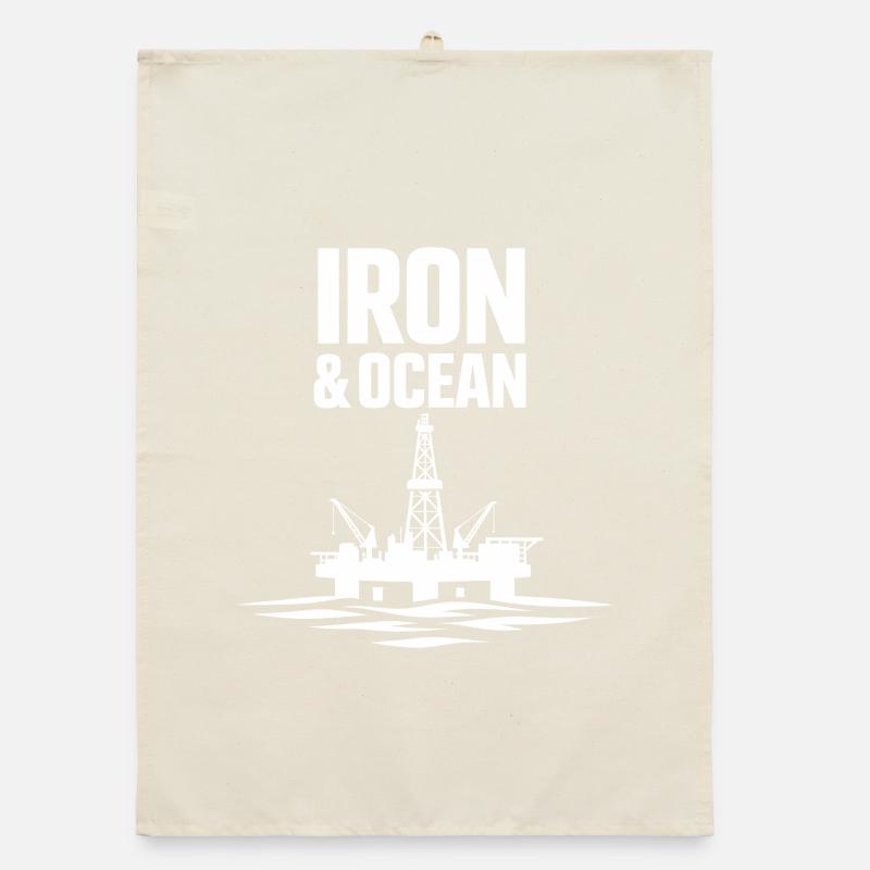 Offshore-bohrer-rig-bohrer Bohrboden Offshore Organic Geschirrtuch