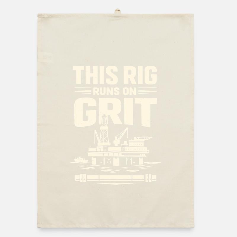 Offshore Drill Rig Drill Bit Drilling Floor Offshore Organic dish towel