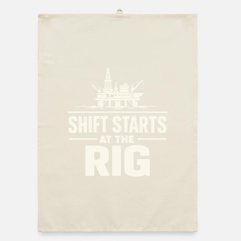 Offshore-bohrer-rig-bohrer Bohrboden Offshore Organic Geschirrtuch