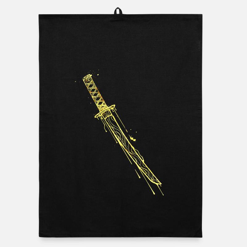 Katana d’Or Samouraï Torchon bio