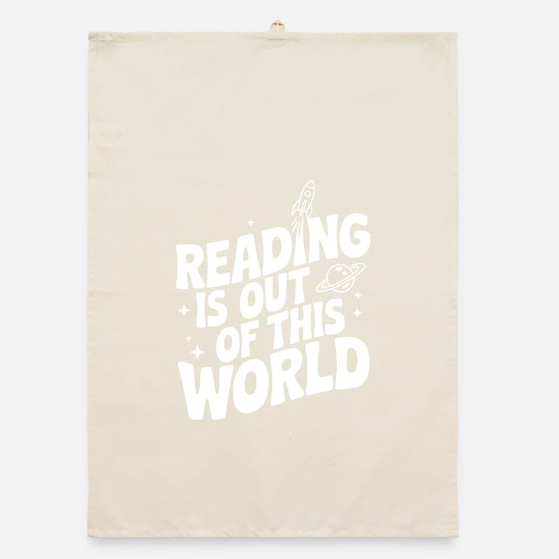 La lecture, c’est hors de ce monde Torchon bio