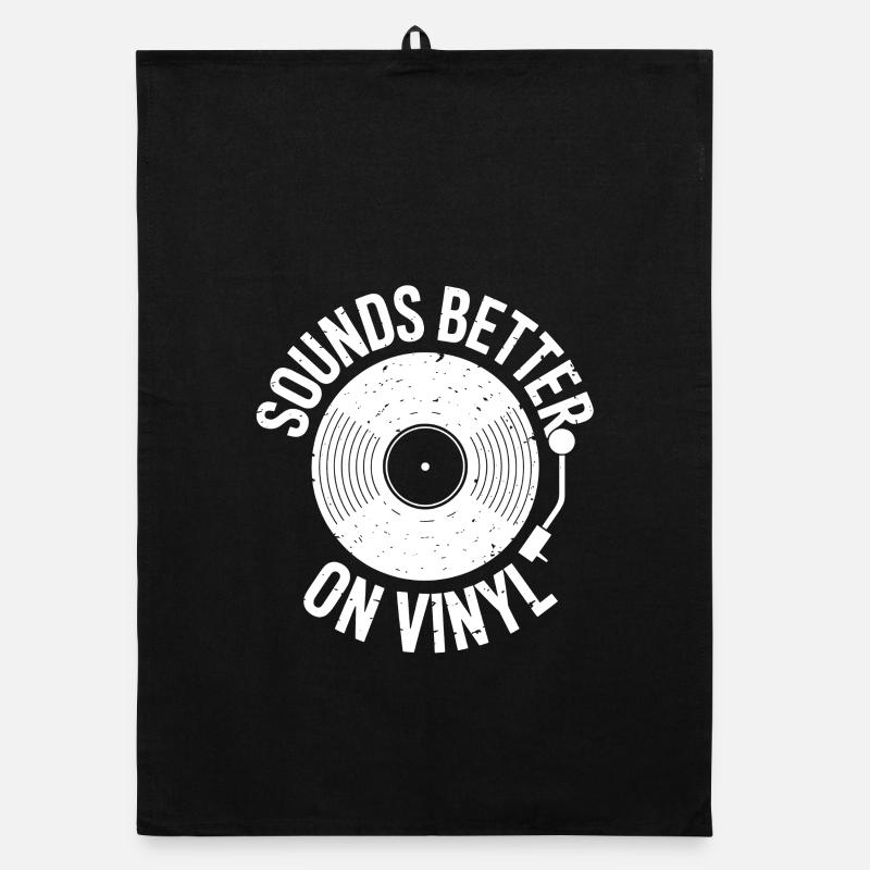 Ça sonne mieux sur le design du logo vinyle Torchon bio