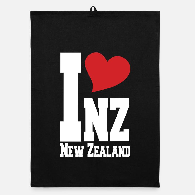 Ich liebe Neuseeland, Neuseeland, stolzer Neuseeländer Organic Geschirrtuch