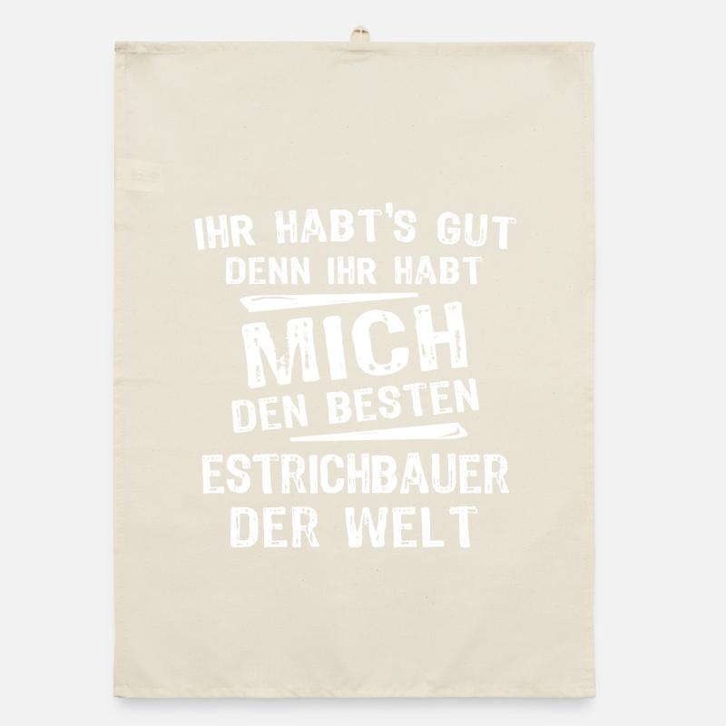 Screed builder Organic dish towel