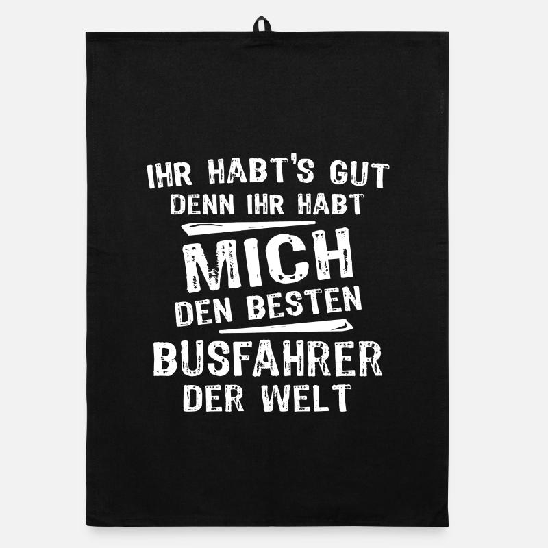 Busfahrer Organic Geschirrtuch