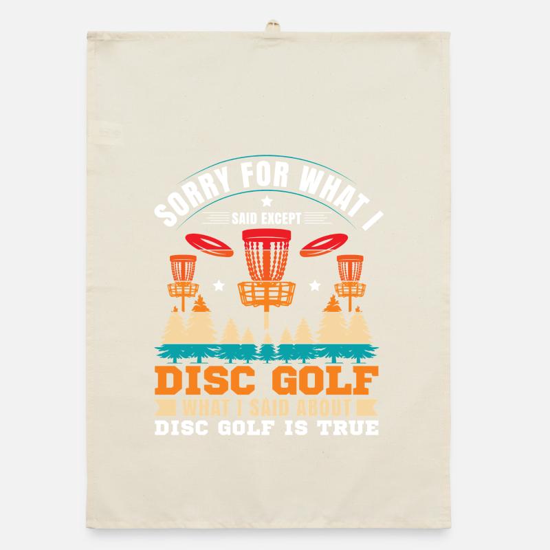 Cadeaux de disc golf Disc Golf Torchon bio