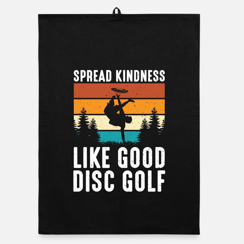 Disc Golf Gifts Disc Golf Organic dish towel