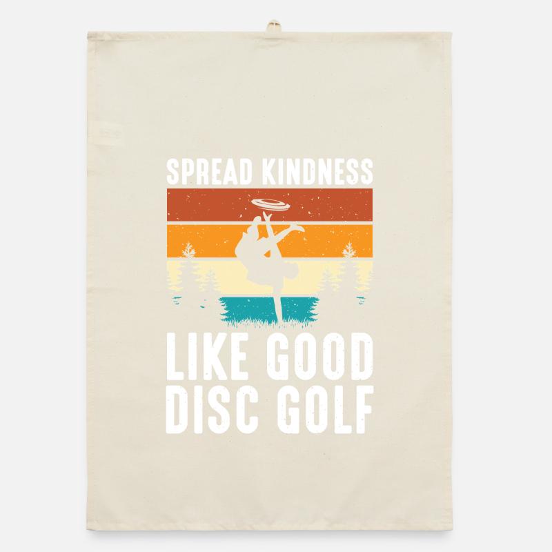 Disc Golf Geschenke Discgolf Organic Geschirrtuch