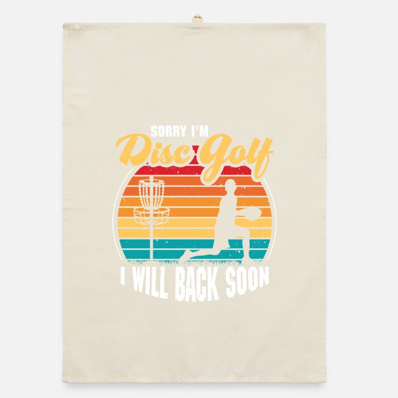 Cadeaux de disc golf Disc Golf Torchon bio