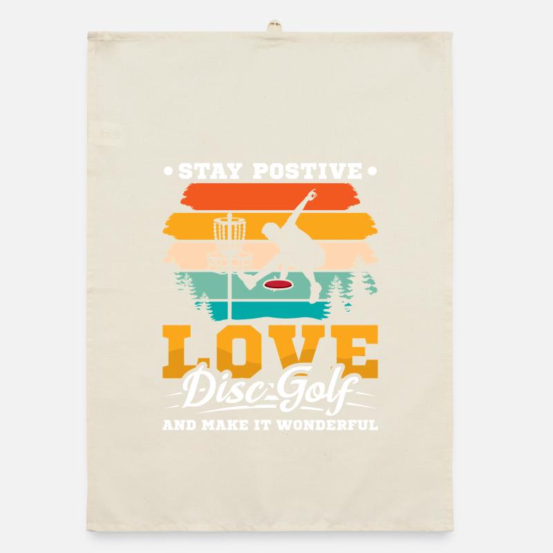 Cadeaux de disc golf Disc Golf Torchon bio