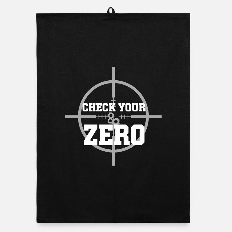 Shooting range at the shooting range, shooting exercises at the Organic dish towel