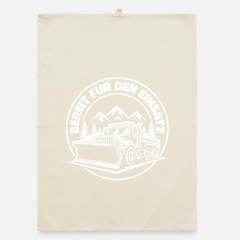 Winter service READY FOR USE Fun Organic dish towel