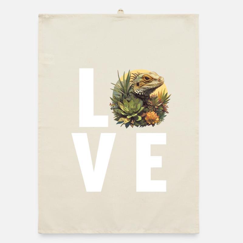 Lizards Lizard Organic dish towel