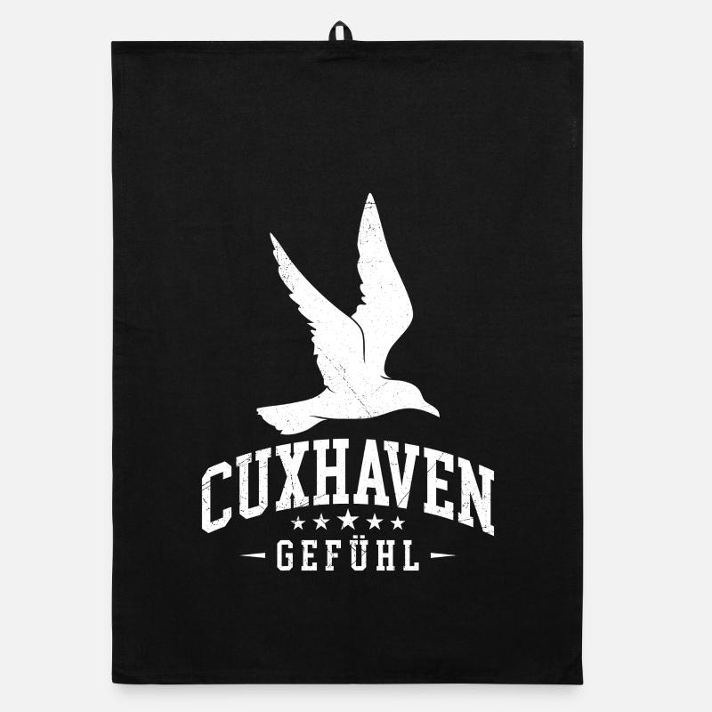 Cuxhaven CUXHAVEN DRÔLE Torchon bio