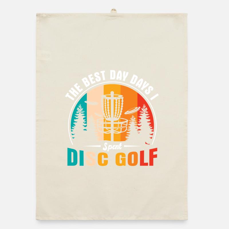Disc Golf Geschenke Discgolf Organic Geschirrtuch
