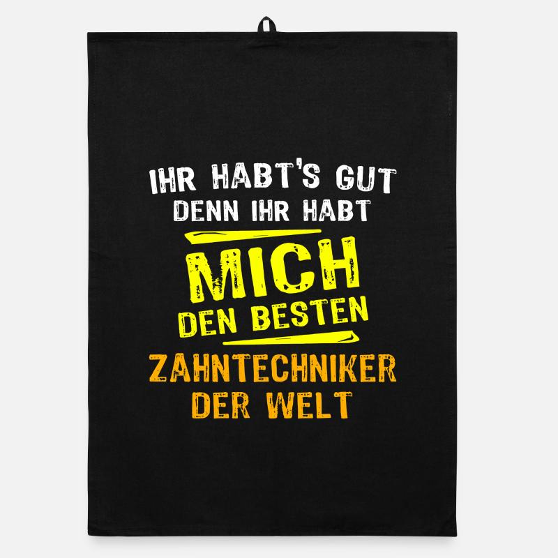 Dental Technician Gift Organic dish towel