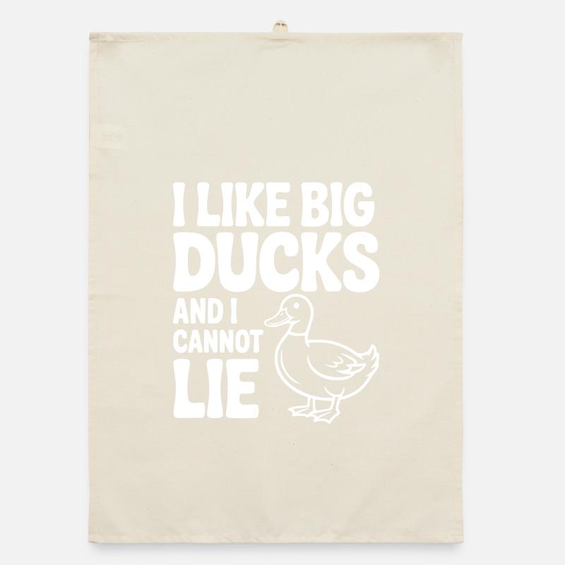 I Like Big Ducks and I Cannot Lie Organic dish towel