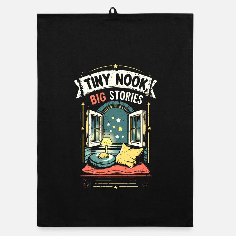 Tiny House Tiny Nook Big Stories Organic Geschirrtuch