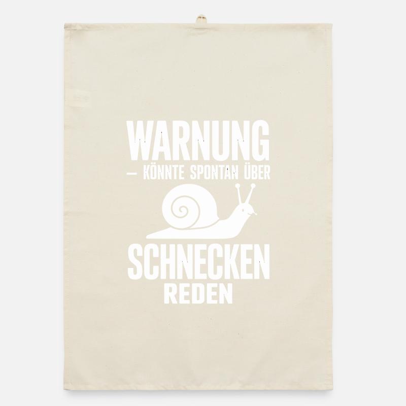 Warning could spontaneously talk about snails Organic dish towel