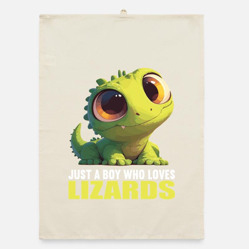 Lizards Lizard Organic dish towel