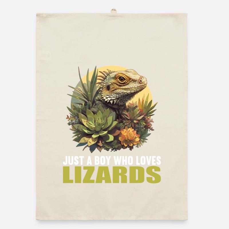 Lizards Lizard Organic dish towel