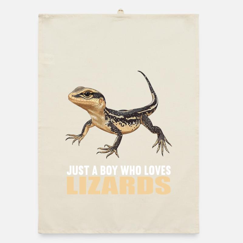 Lizards Lizard Organic dish towel