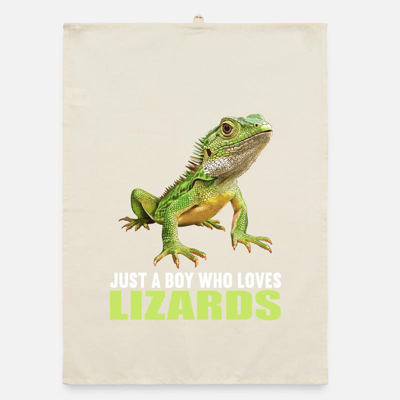 Lizards Lizard Organic dish towel