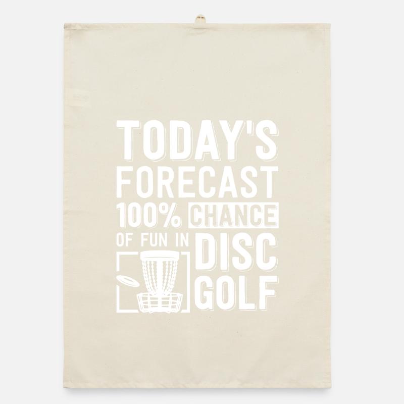 Cadeaux de disc golf Disc Golf Torchon bio