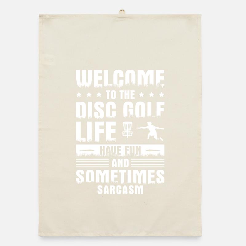 Disc Golf Geschenke Discgolf Organic Geschirrtuch