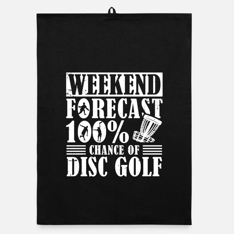 Cadeaux de disc golf Disc Golf Torchon bio