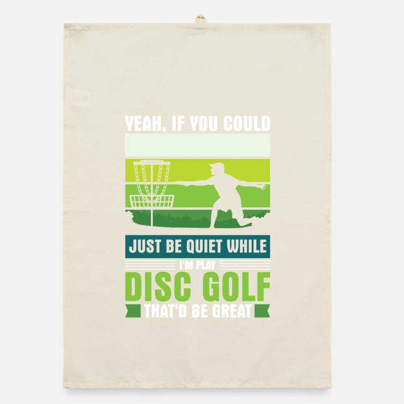 Cadeaux de disc golf Disc Golf Torchon bio