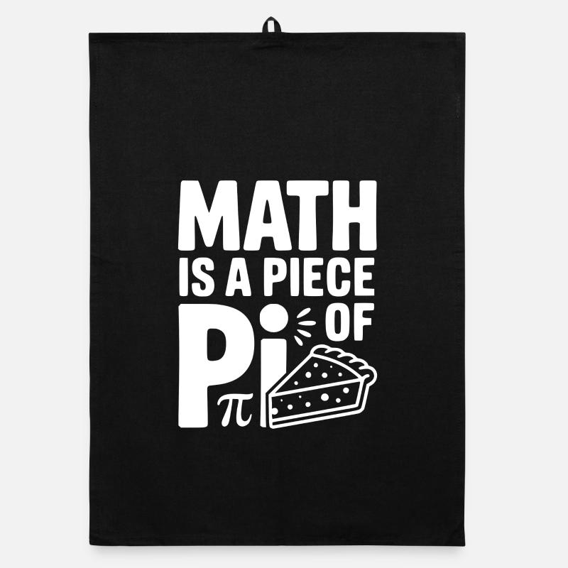 Mathematik ist ein Stück Pi Organic Geschirrtuch