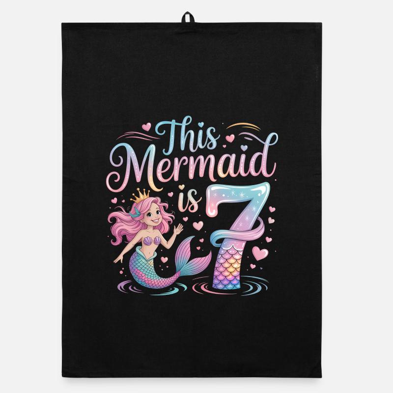 Sirène 7e ans Torchon bio