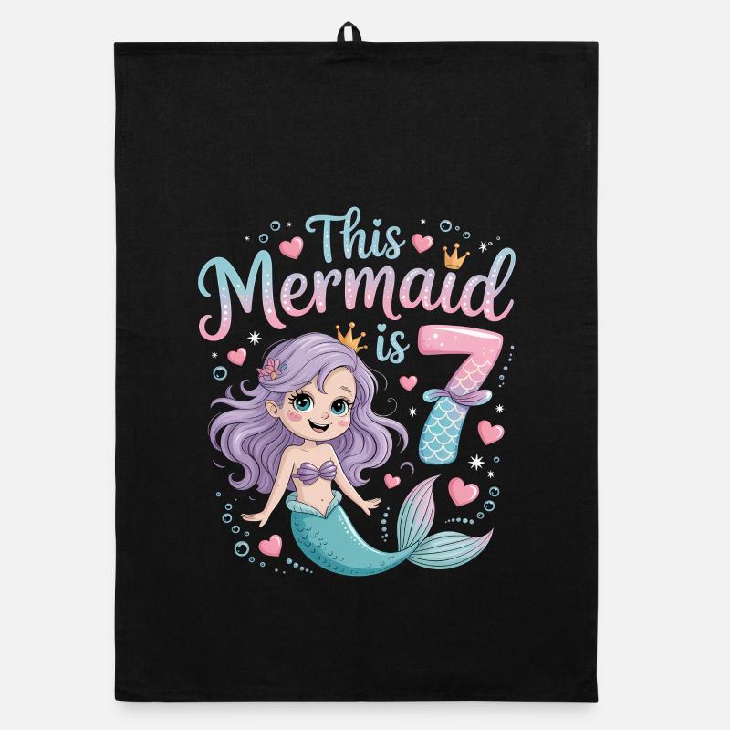 Sirène 7e ans Torchon bio