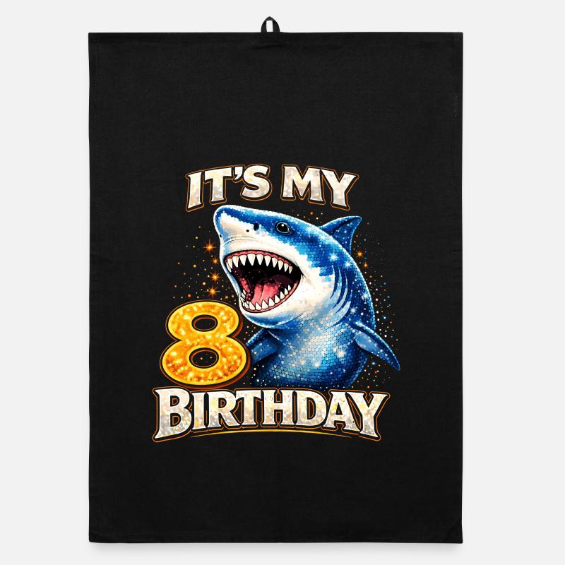 C’est mon enfant d’anniversaire de 8 ans Hai, Torchon bio