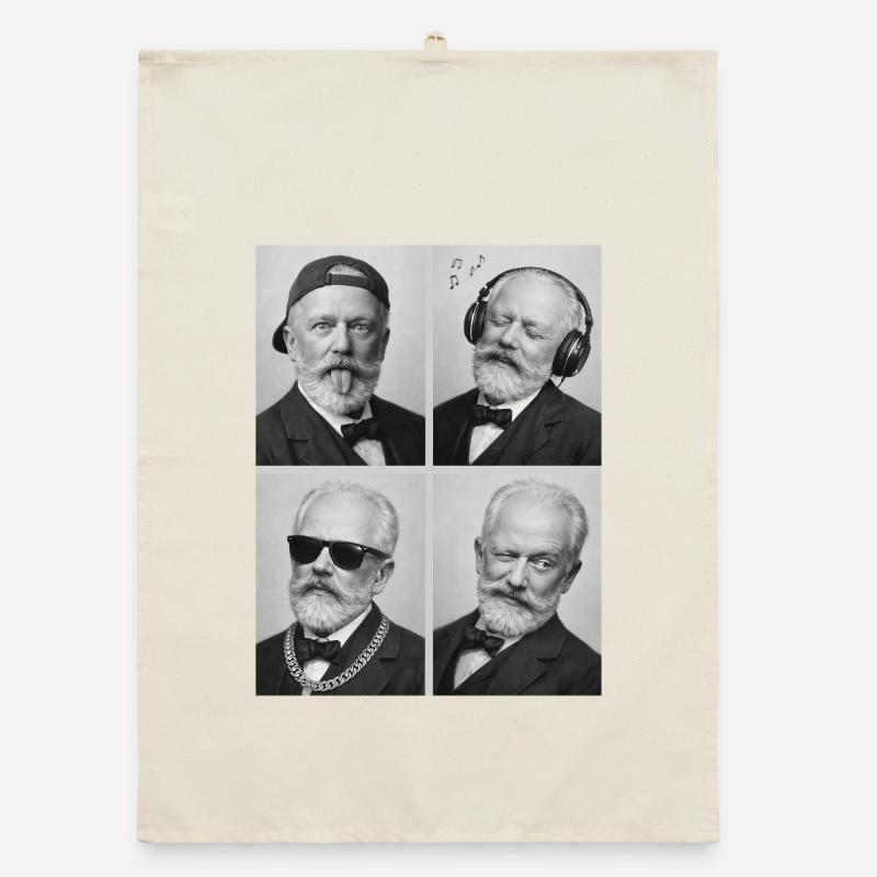 Pyotr Ilyich Tchaikovsky Organic Geschirrtuch