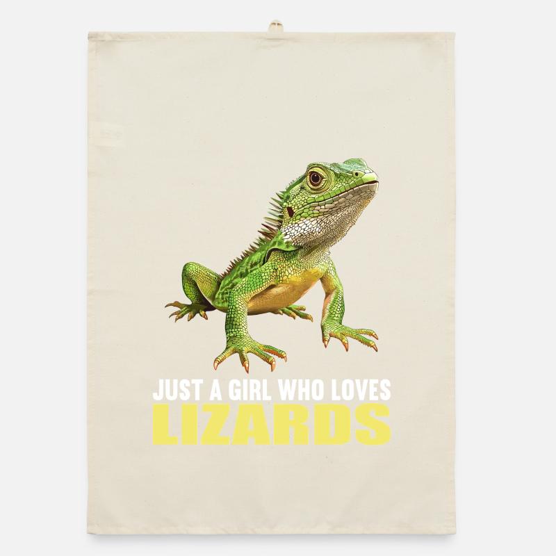 Lizards Lizard Organic dish towel