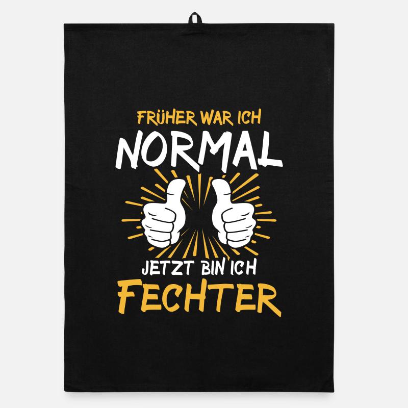 Fechter Spruch Organic Geschirrtuch